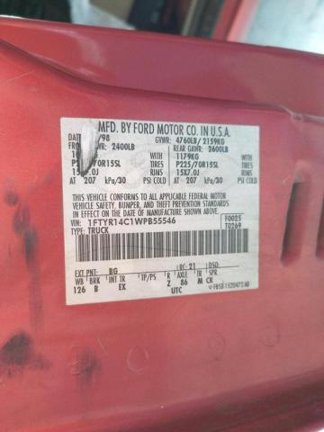 Foto 10 de la subasta – 1998 FORD RANGER SUP con VIN 1FTYR14C1WPB55546
