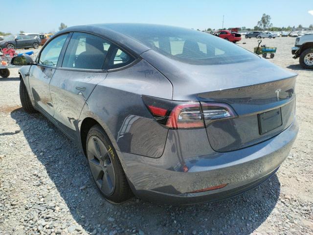 Photo 3 from auction – 2022 TESLA MODEL 3 with VIN 5YJ3E1EB6NF167146