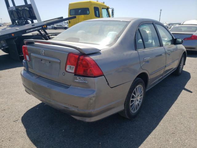 Photo 4 from auction – 2005 HONDA CIVIC LX with VIN 2HGES16575H579677