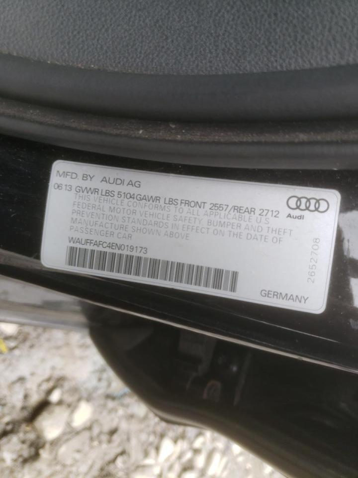Photo 10 from auction – 2014 AUDI A6 PREMIUM with VIN WAUFFAFC4EN019173
