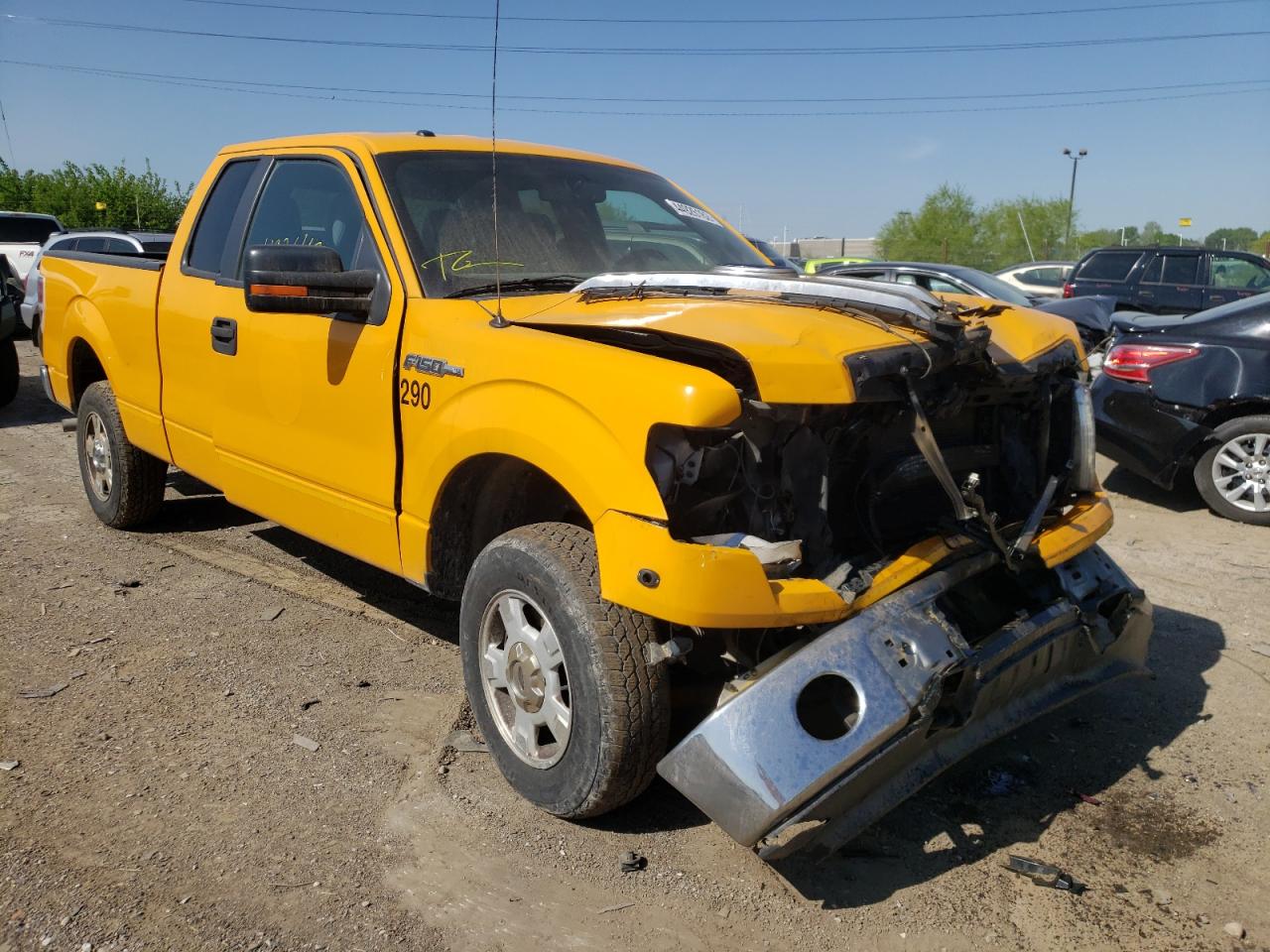 FORD F150 SUPER 2014 with VIN 1FTFX1EF4EFB38959 - Photo from auction