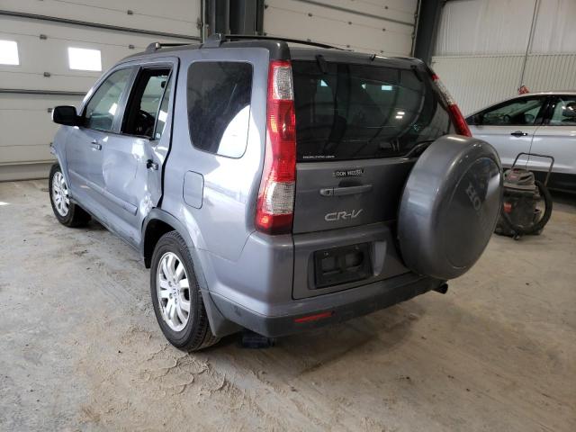 Photo 3 from auction – 2005 HONDA CR-V SE with VIN JHLRD78945C050819