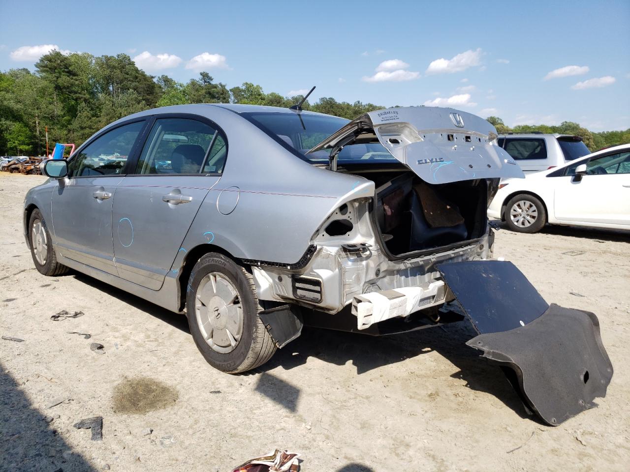 Photo 3 from auction – 2007 HONDA CIVIC HYBR with VIN JHMFA36227S004503