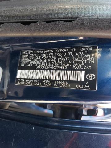 Photo 10 from auction – 2005 TOYOTA SCION XA with VIN JTKKT624X50099882