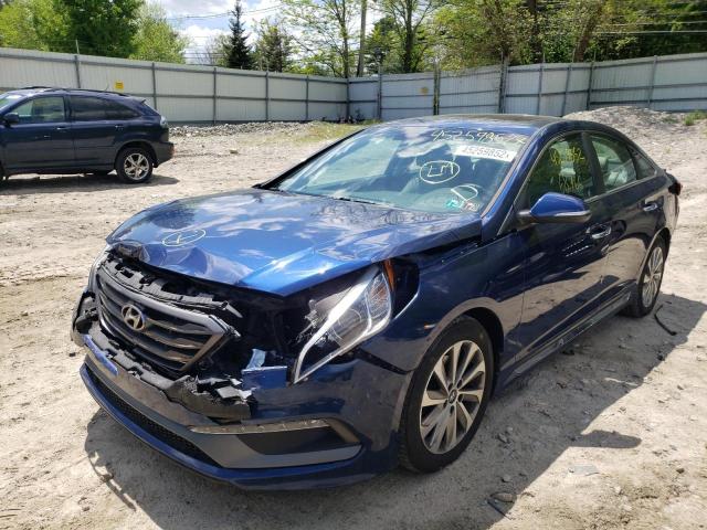 Photo 2 from auction – 2016 HYUNDAI SONATA SPO with VIN 5NPE34AF7GH409892