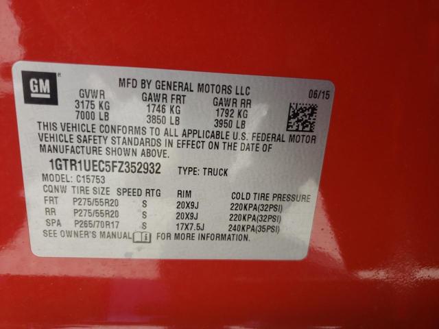 Photo 10 from auction – 2015 GMC SIERRA C15 with VIN 1GTR1UEC5FZ352932