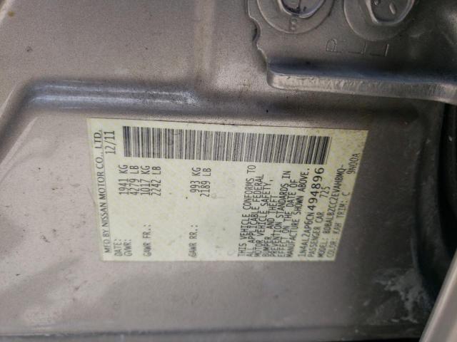Photo 10 from auction – 2012 NISSAN ALTIMA BAS with VIN 1N4AL2AP6CN494896
