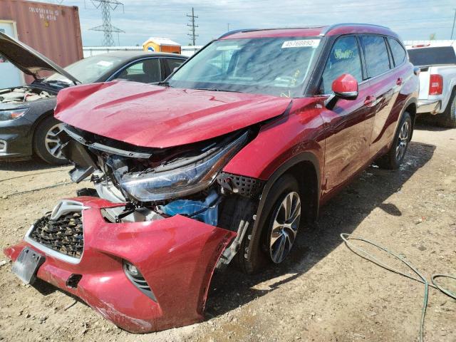 Photo 2 from auction – 2021 TOYOTA HIGHLANDER with VIN 5TDHZRBH5MS116376