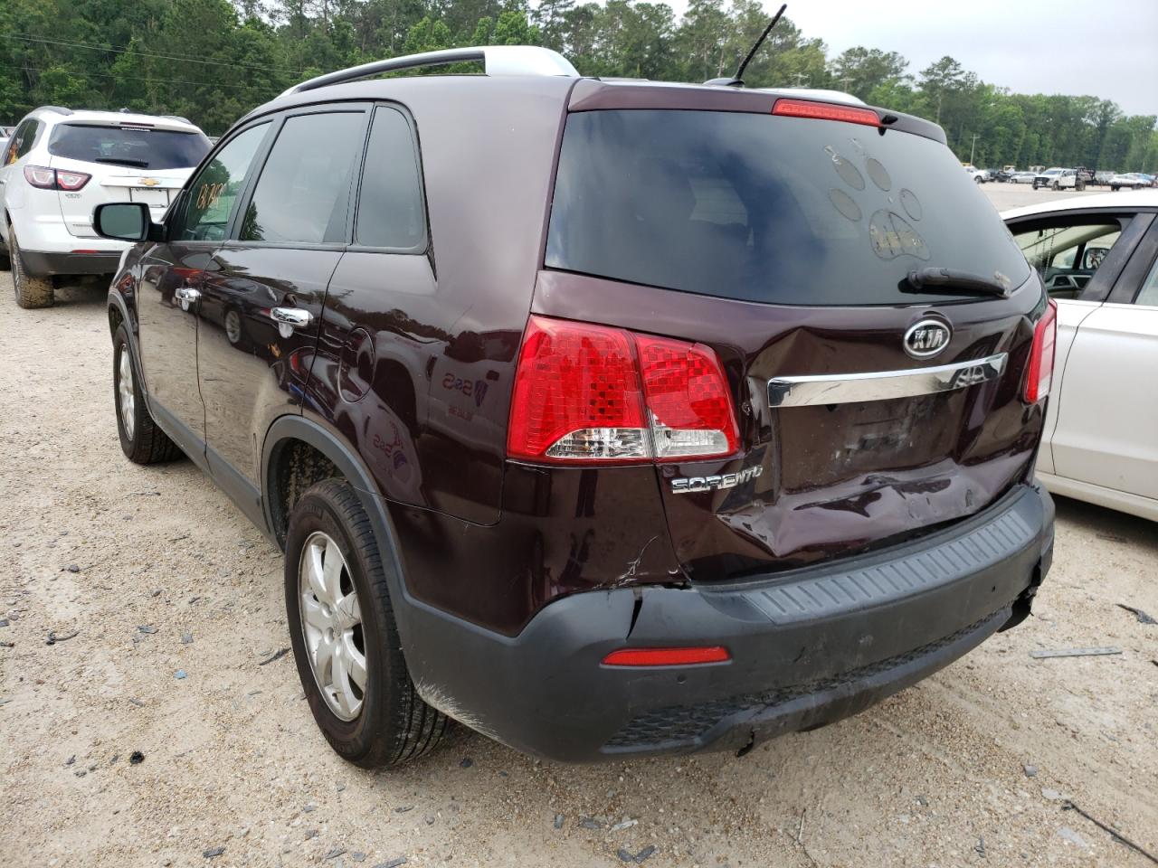 Photo 3 from auction – 2013 KIA SORENTO with VIN 5XYKT3A60DG391350