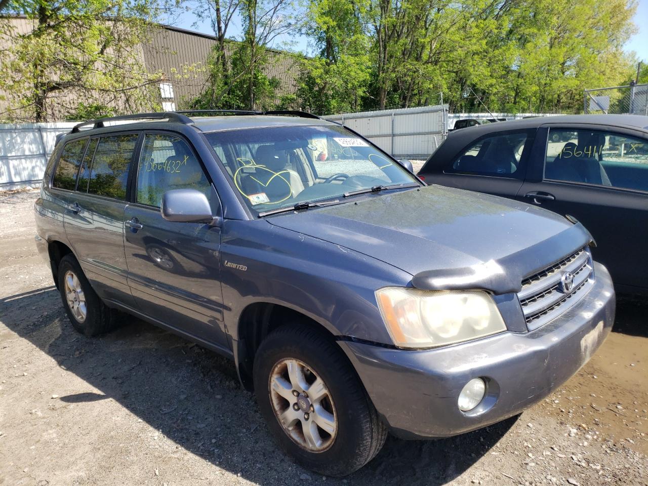 TOYOTA HIGHLANDER 2003 with VIN JTEHF21A830141015 - Photo from auction
