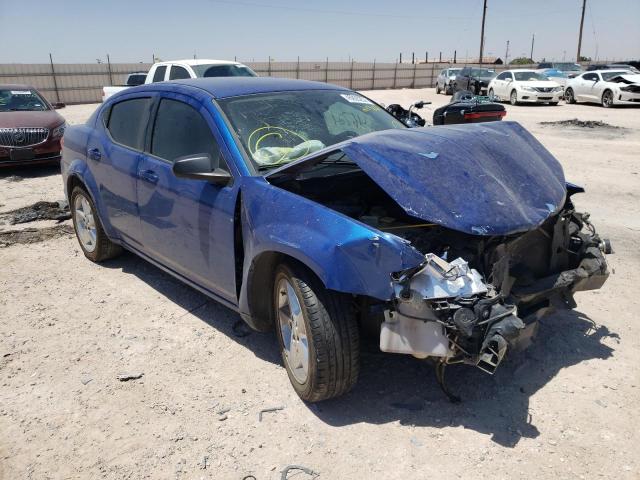 DODGE AVENGER SE 2012 with VIN 1C3CDZAB3CN243061 - Photo from auction