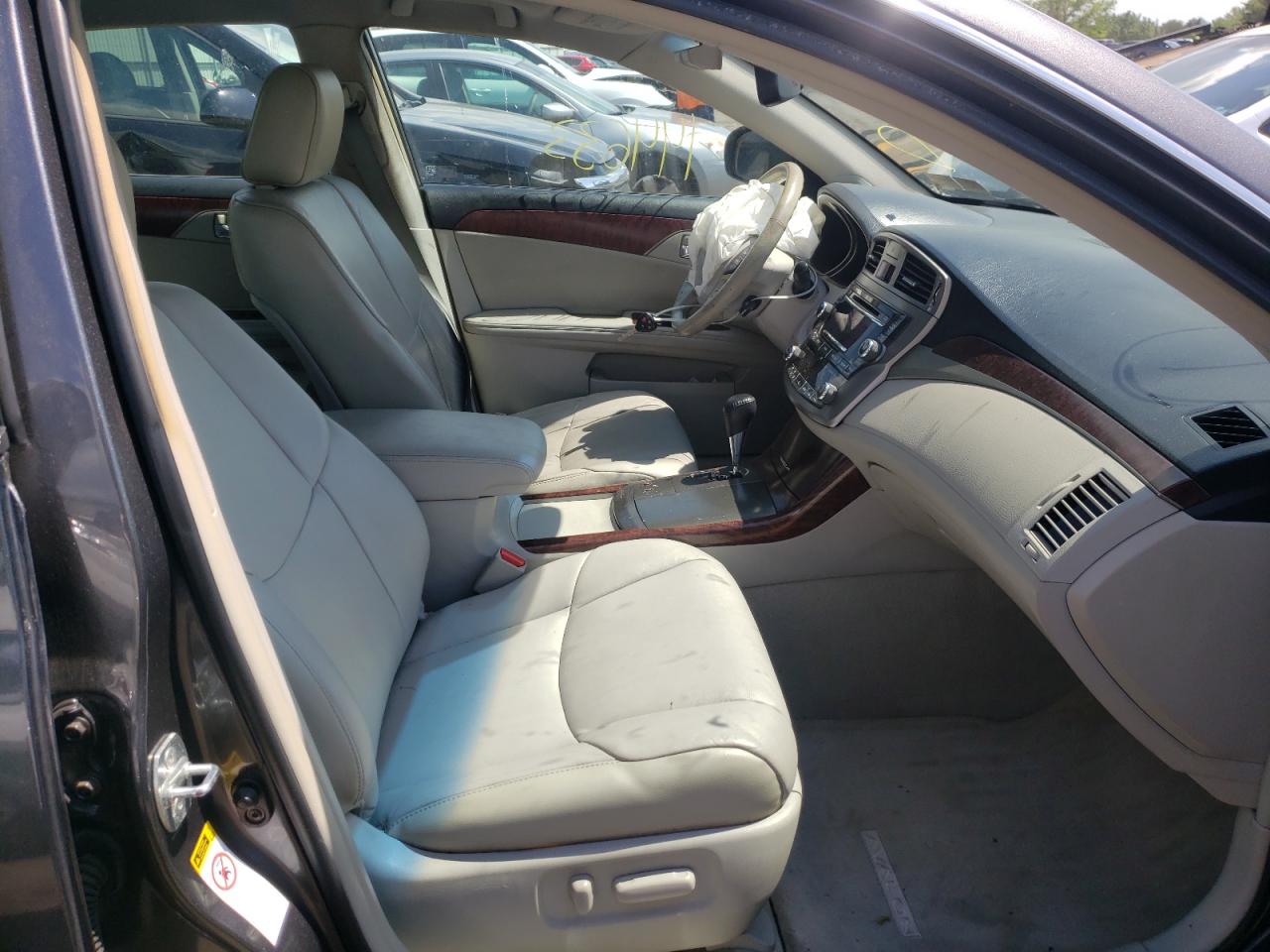 Photo 5 from auction – 2012 TOYOTA AVALON BAS with VIN 4T1BK3DB4CU468872