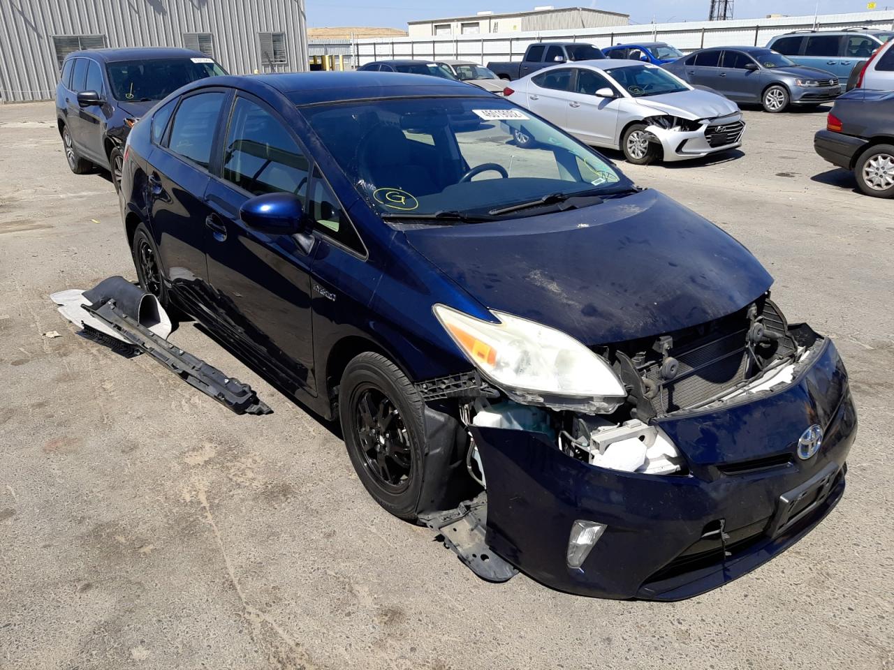 TOYOTA PRIUS 2013 with VIN JTDKN3DU0D1653095 - Photo from auction