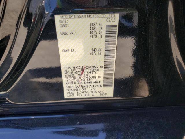 Photo 10 from auction – 2013 NISSAN ALTIMA 3.5 with VIN 1N4BL3AP7DN570296