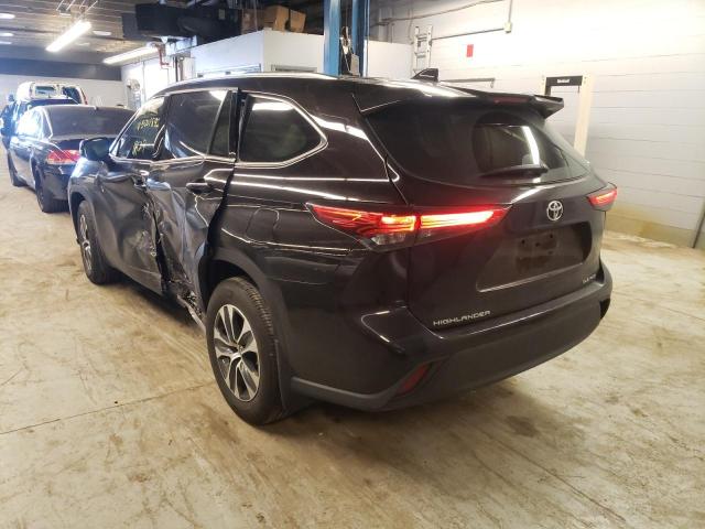 Photo 3 from auction – 2020 TOYOTA HIGHLANDER with VIN 5TDHZRBH0LS038491