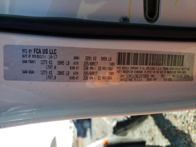 Photo 10 from auction – 2018 JEEP CHEROKEE L with VIN 1C4PJLCB6JD572839