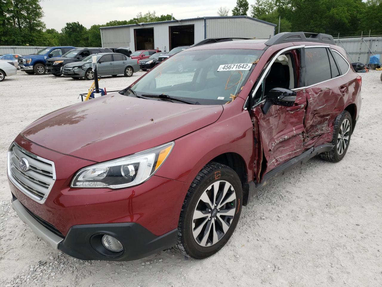 Photo 2 from auction – 2016 SUBARU OUTBACK 2. with VIN 4S4BSBNC1G3312155