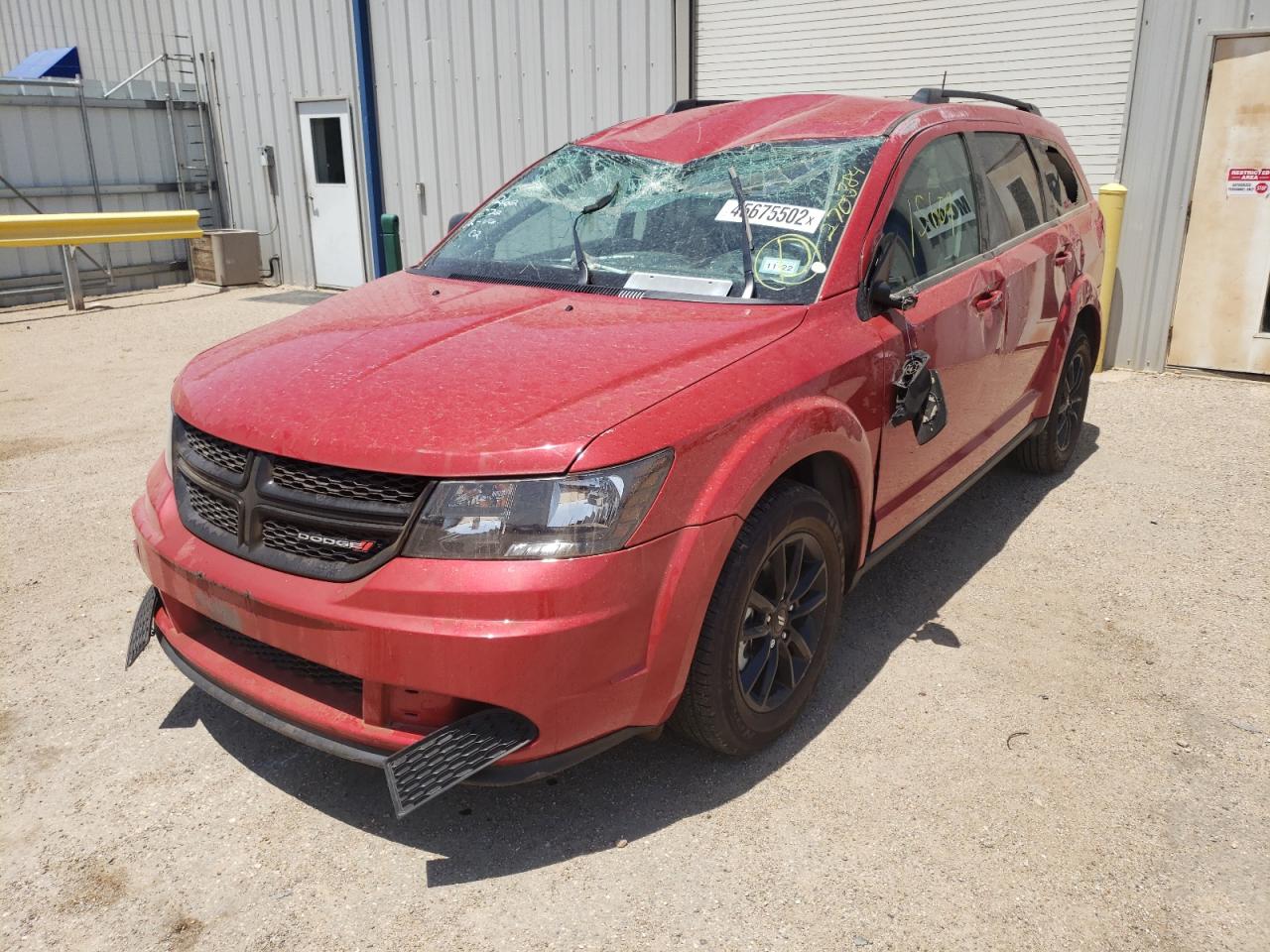 Photo 2 from auction – 2020 DODGE JOURNEY SE with VIN 3C4PDCAB5LT270384