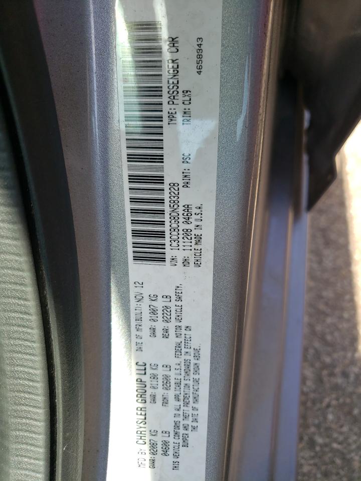 Photo 10 from auction – 2013 CHRYSLER 200 LIMITE with VIN 1C3CCBCG8DN583228