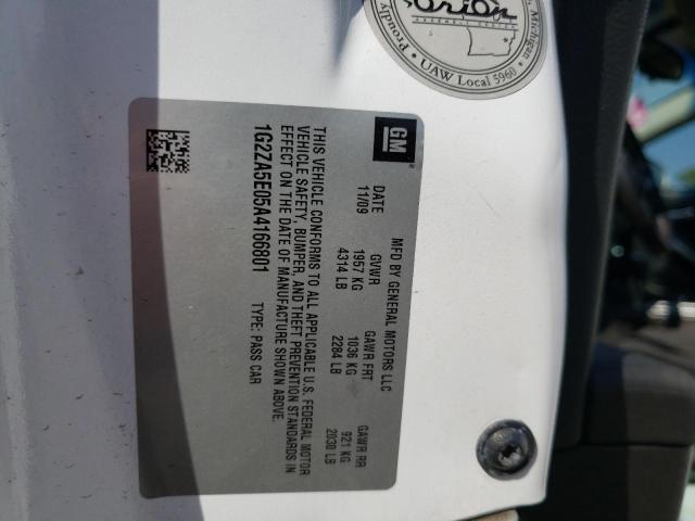Photo 10 from auction – 2010 PONTIAC G6 with VIN 1G2ZA5E05A4166801