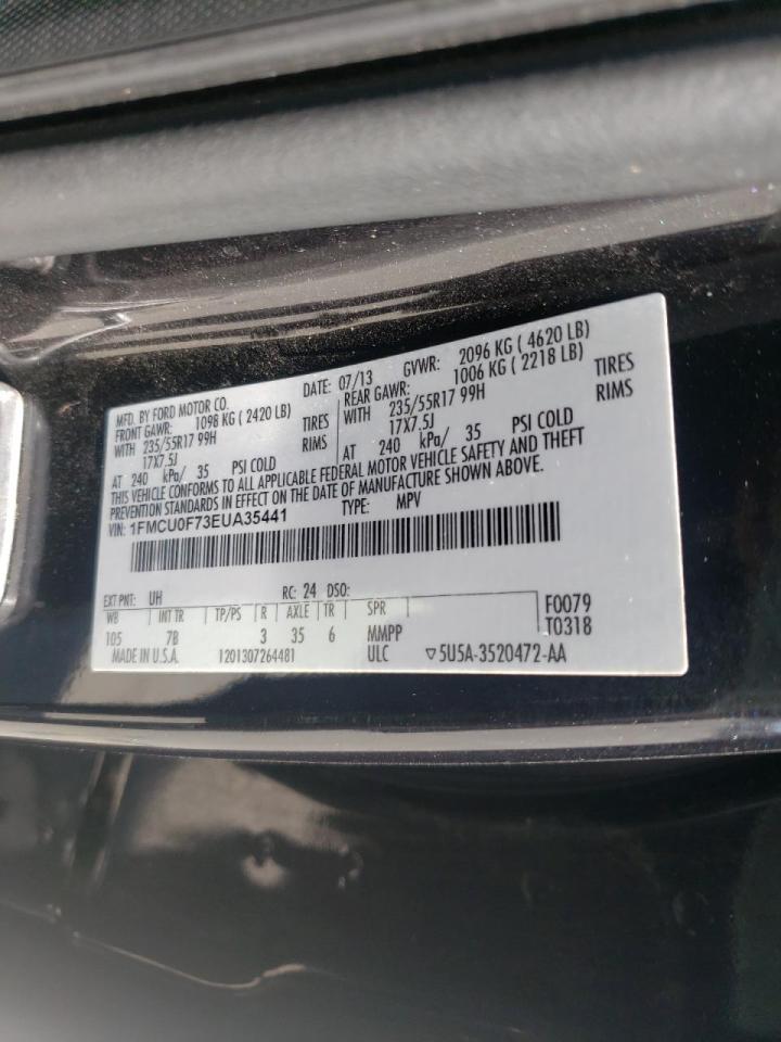 Photo 10 from auction – 2014 FORD ESCAPE S with VIN 1FMCU0F73EUA35441
