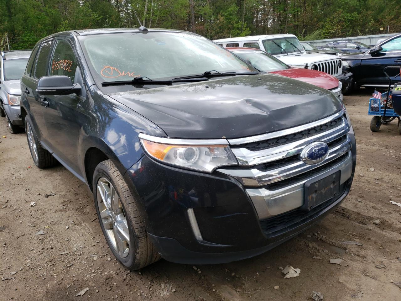 FORD EDGE LIMIT 2014 with VIN 2FMDK4KC8EBB43855 - Photo from auction