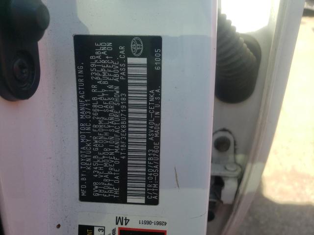 Photo 10 from auction – 2011 TOYOTA CAMRY BASE with VIN 4T1BF3EK8BU719183