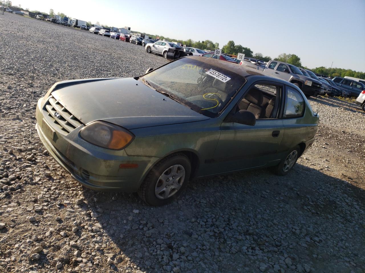 Photo 2 from auction – 2003 HYUNDAI ACCENT L with VIN KMHCF35C53U246647