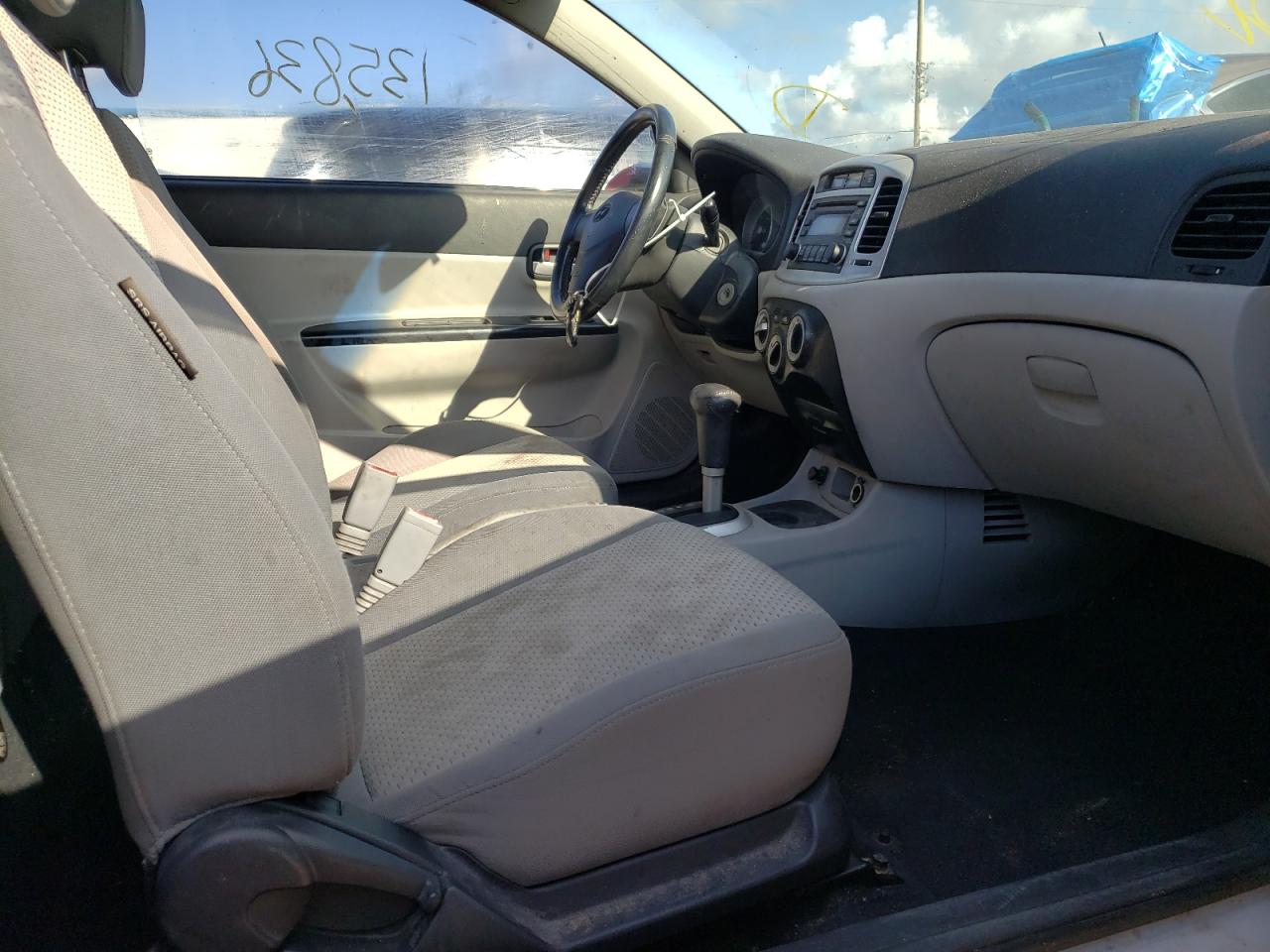 Photo 5 from auction – 2008 HYUNDAI ACCENT SE with VIN KMHCN36C98U069044