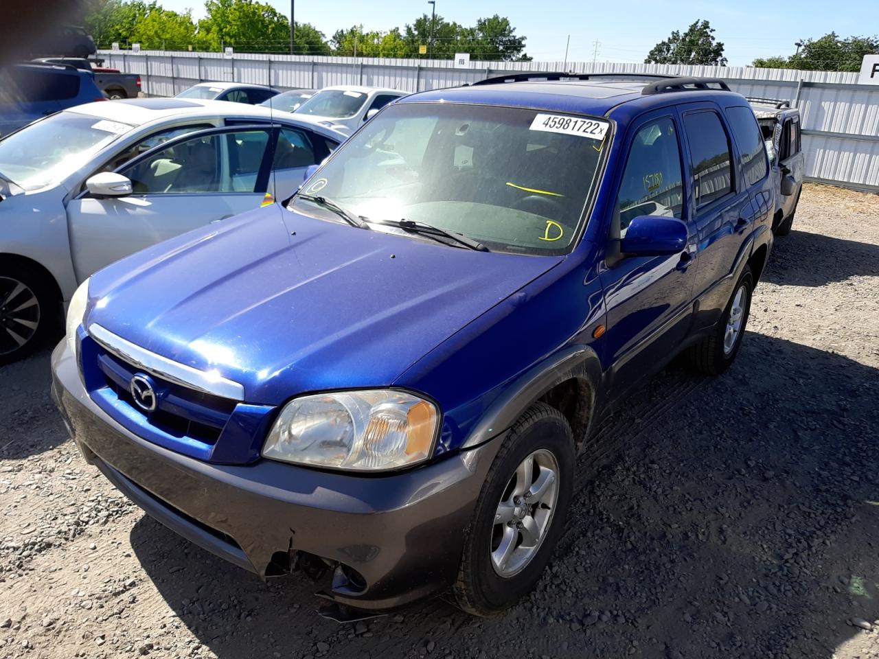 Photo 2 from auction – 2005 MAZDA TRIBUTE S with VIN 4F2CZ96135KM13629