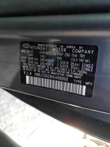 HYUNDAI TUCSON LIM 2017 with VIN KM8J33A28HU488868 - Photo from auction