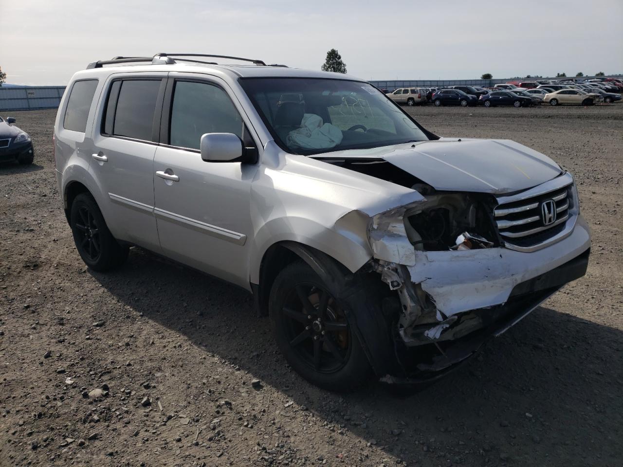 HONDA PILOT EXL 2012 with VIN 5FNYF4H56CB086820 - Photo from auction