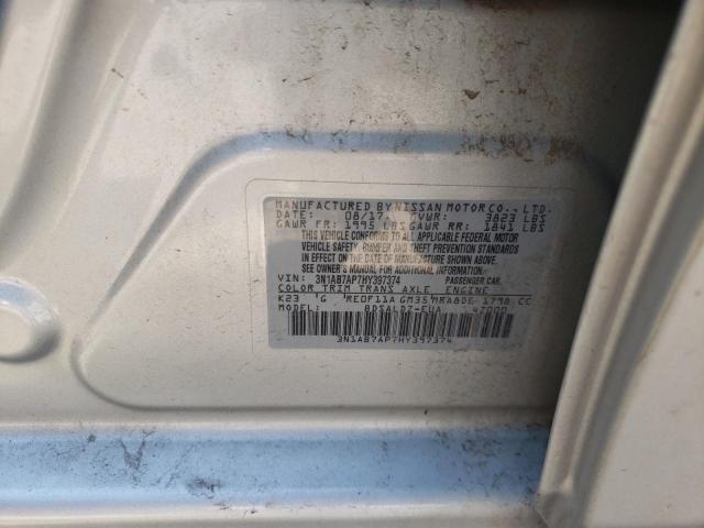 Photo 10 from auction – 2017 NISSAN SENTRA S with VIN 3N1AB7AP7HY397374