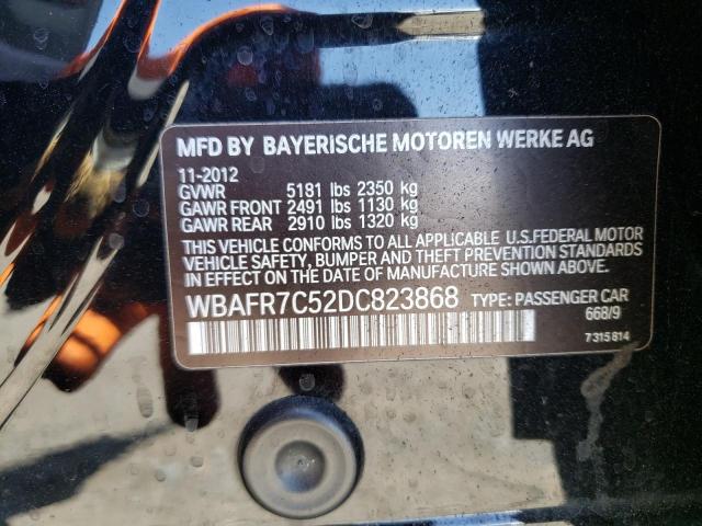 Photo 10 from auction – 2013 BMW 535 I with VIN WBAFR7C52DC823868