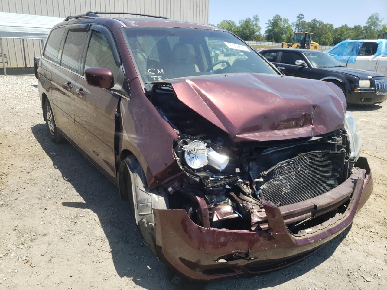 Photo 1 from auction – 2007 HONDA ODYSSEY EX with VIN 5FNRL38627B423876