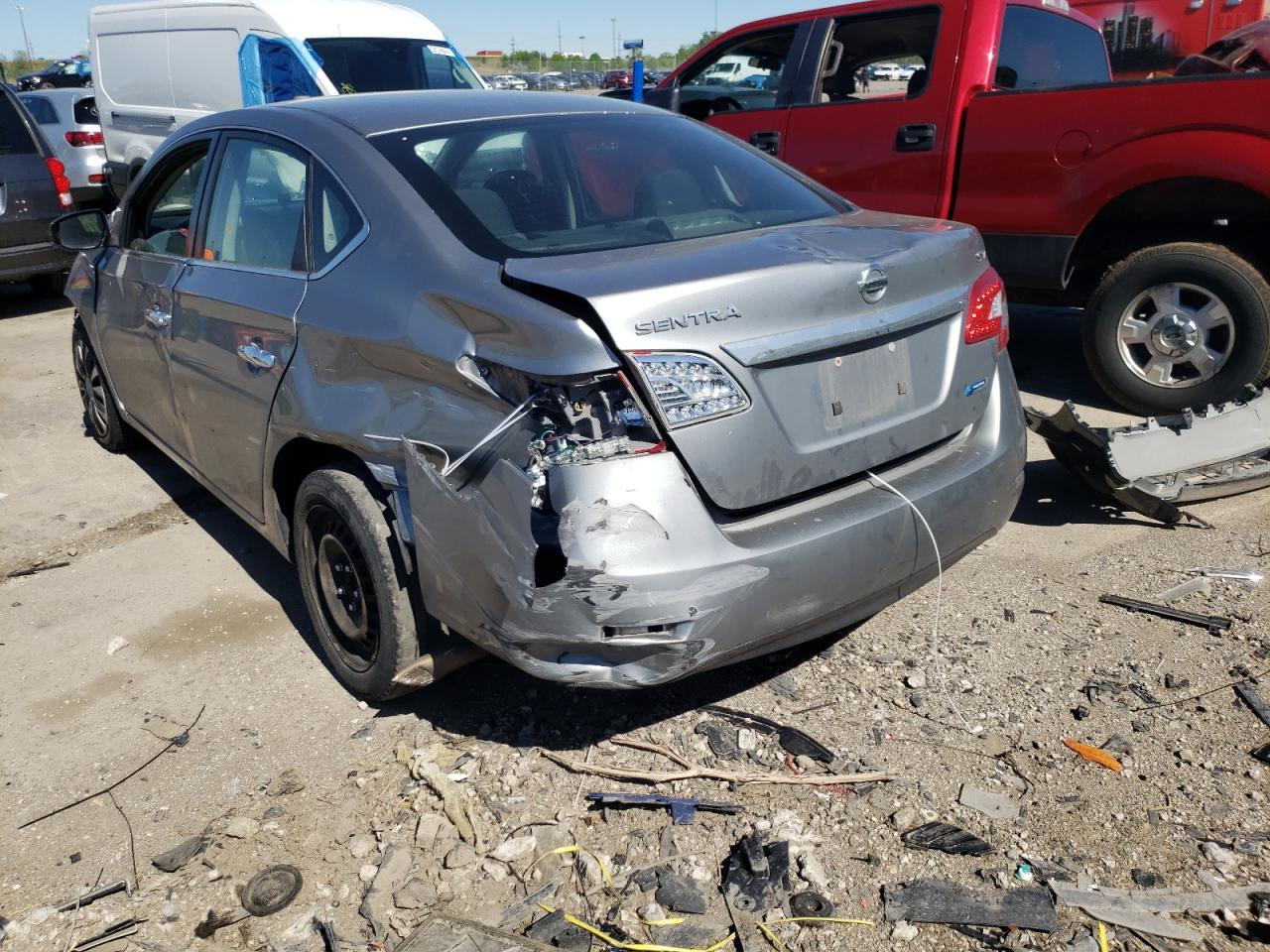 Photo 3 from auction – 2014 NISSAN SENTRA S with VIN 3N1AB7AP0EY247344