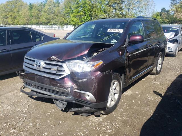 Photo 2 from auction – 2013 TOYOTA HIGHLANDER with VIN 5TDBK3EH5DS189248