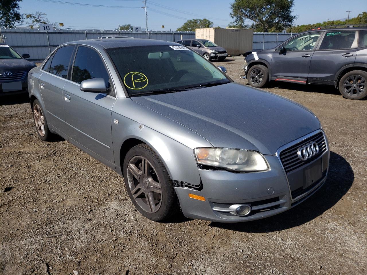 AUDI A4 2 2007 with VIN WAUAF78E37A235196 - Photo from auction