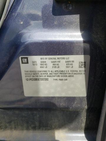 Photo 10 from auction – 2014 CHEVROLET CRUZE LT with VIN 1G1PC5SB5E7207282