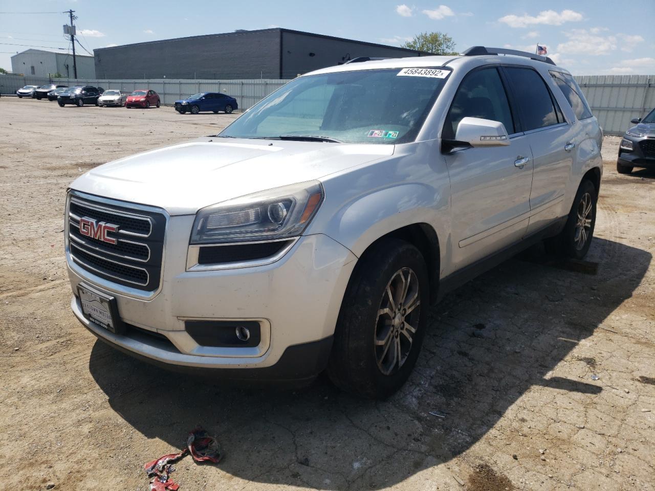 Photo 2 from auction – 2014 GMC ACADIA SLT with VIN 1GKKVRKD6EJ136492