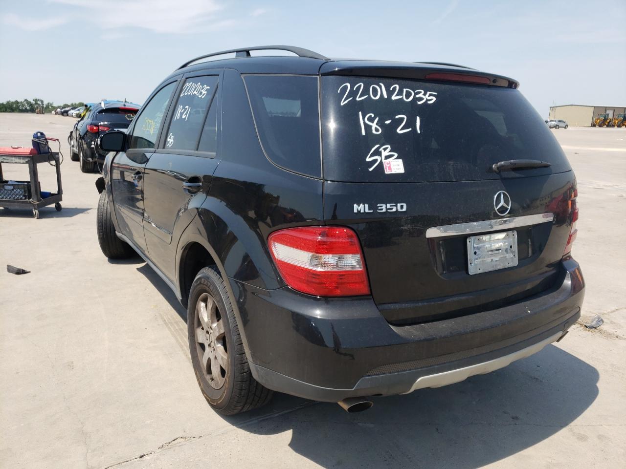 Photo 3 from auction – 2006 MERCEDES-BENZ ML 350 with VIN 4JGBB86E76A087429
