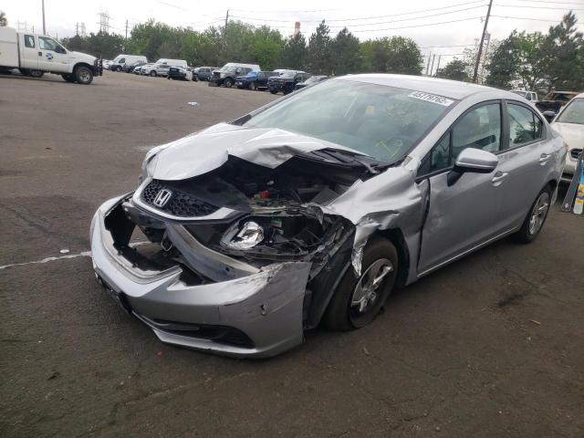 Photo 2 from auction – 2014 HONDA CIVIC LX with VIN 19XFB2F54EE005185