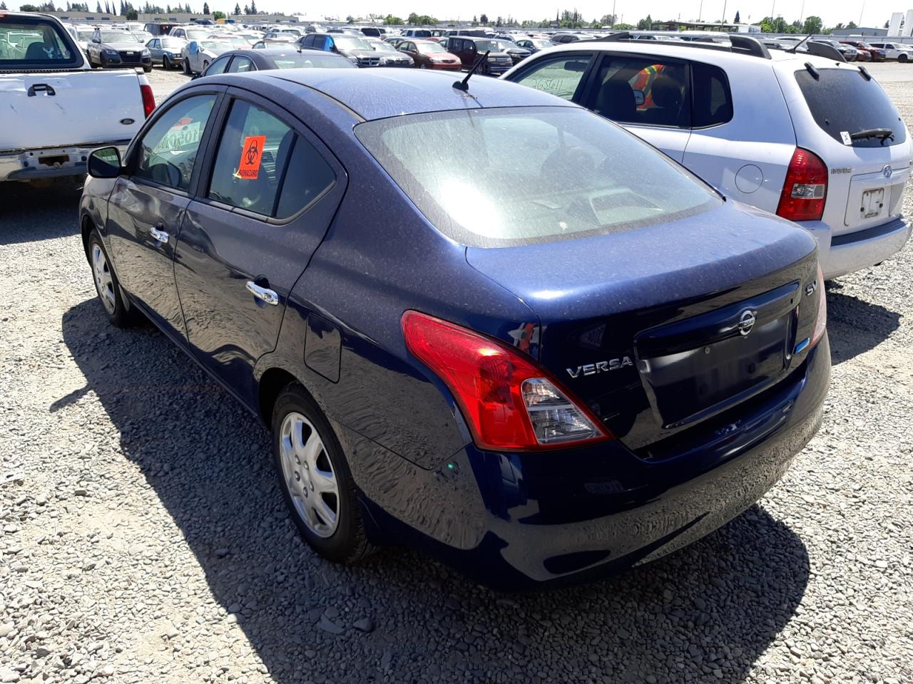 Photo 3 from auction – 2012 NISSAN VERSA S with VIN 3N1CN7AP7CL923007