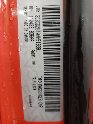 Photo 10 from auction – 2017 DODGE CHALLENGER with VIN 2C3CDZBT0HH519381