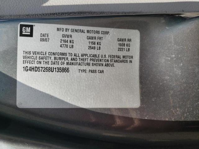 Photo 10 from auction – 2008 BUICK LUCERNE CX with VIN 1G4HD57268U135866