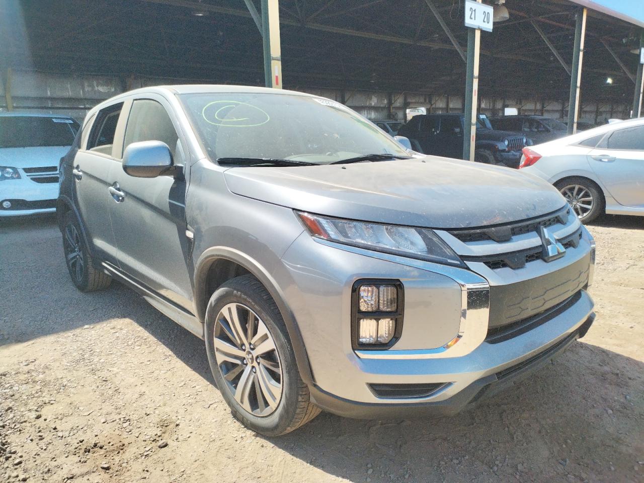 MITSUBISHI OUTLANDER 2020 with VIN JA4AP3AU0LU016791 - Photo from auction