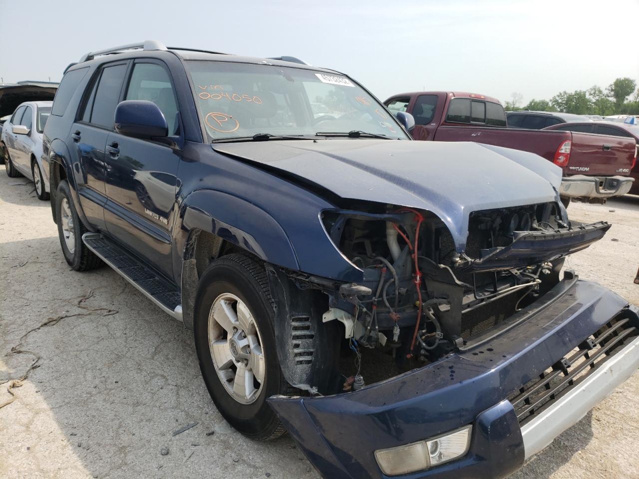 TOYOTA 4RUNNER LI 2003 with VIN JTEBT17R638004050 - Photo from auction