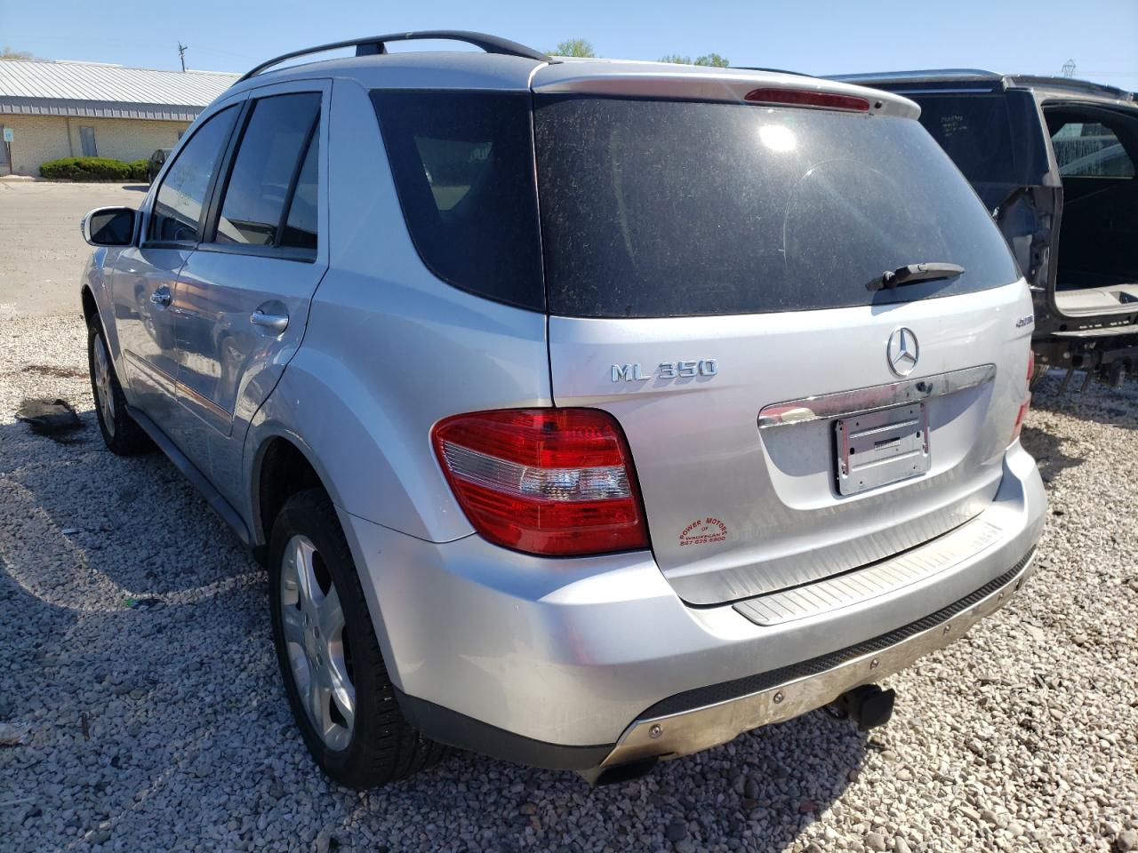 Photo 3 from auction – 2008 MERCEDES-BENZ ML 350 with VIN 4JGBB86E48A414534
