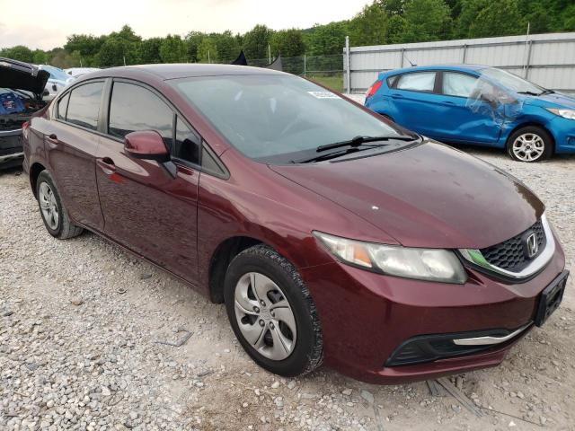 HONDA CIVIC LX 2013 with VIN 19XFB2F56DE232182 - Photo from auction