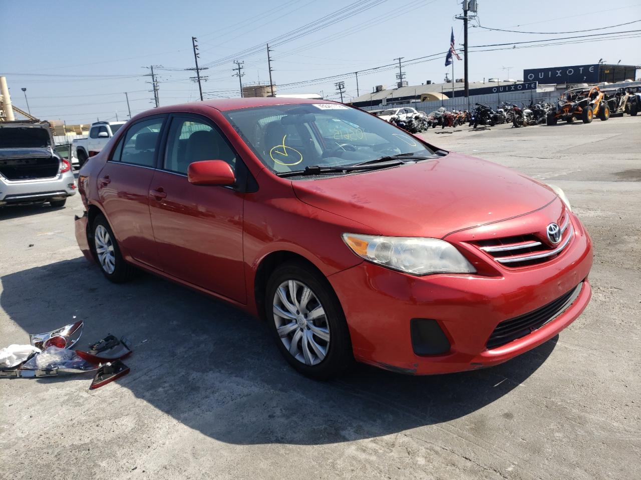 TOYOTA COROLLA BA 2013 with VIN 5YFBU4EE3DP093133 - Photo from auction